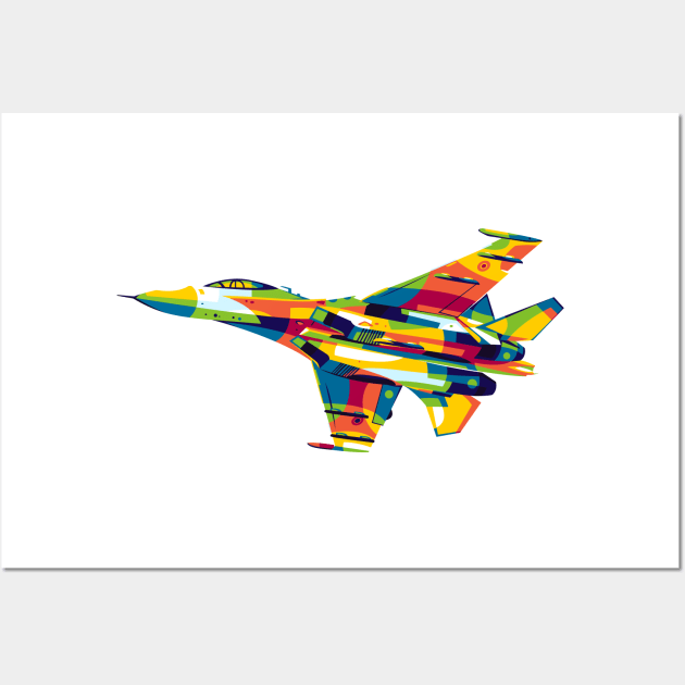 SU-27 Wall Art by wpaprint